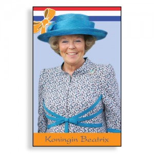 Dubbele kaart,  Koningin Beatrix, serie: vlag en wimpel